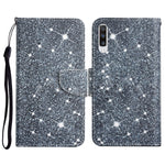 Custodia in pelle flip orizzontale con motivo dipinto con supporto, slot per schede e portafoglio, For Samsung Galaxy A70
