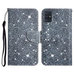 Custodia in pelle flip orizzontale con motivo dipinto con supporto, slot per schede e portafoglio, For Samsung Galaxy A71