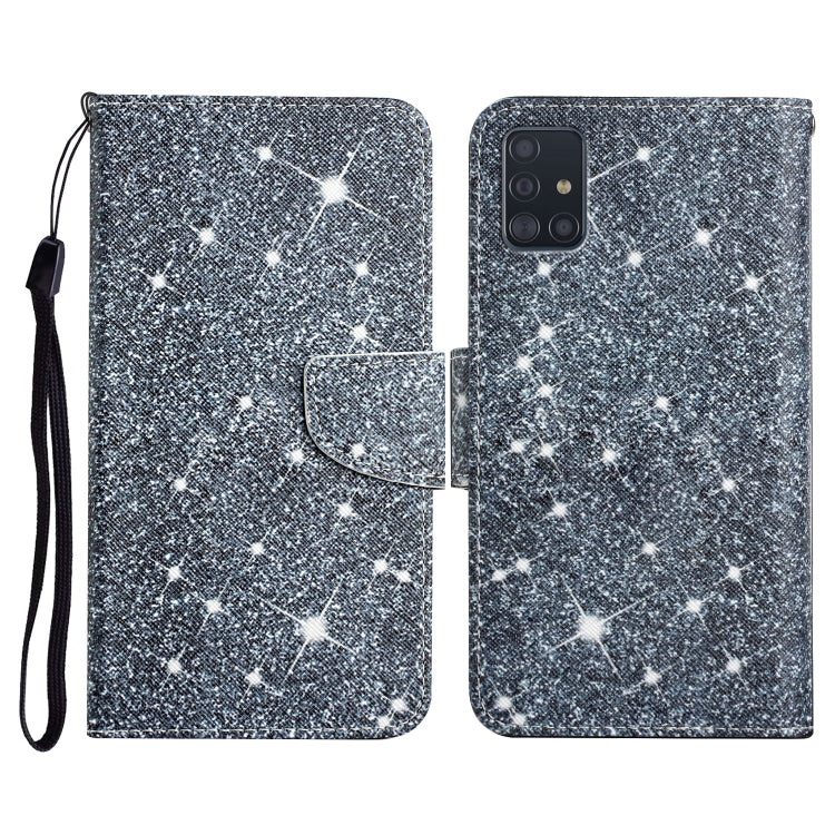 Custodia in pelle flip orizzontale con motivo dipinto con supporto, slot per schede e portafoglio, For Samsung Galaxy A71