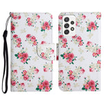 Custodia in pelle flip orizzontale con motivo dipinto con supporto, slot per schede e portafoglio, For Samsung Galaxy A72 5G / 4G