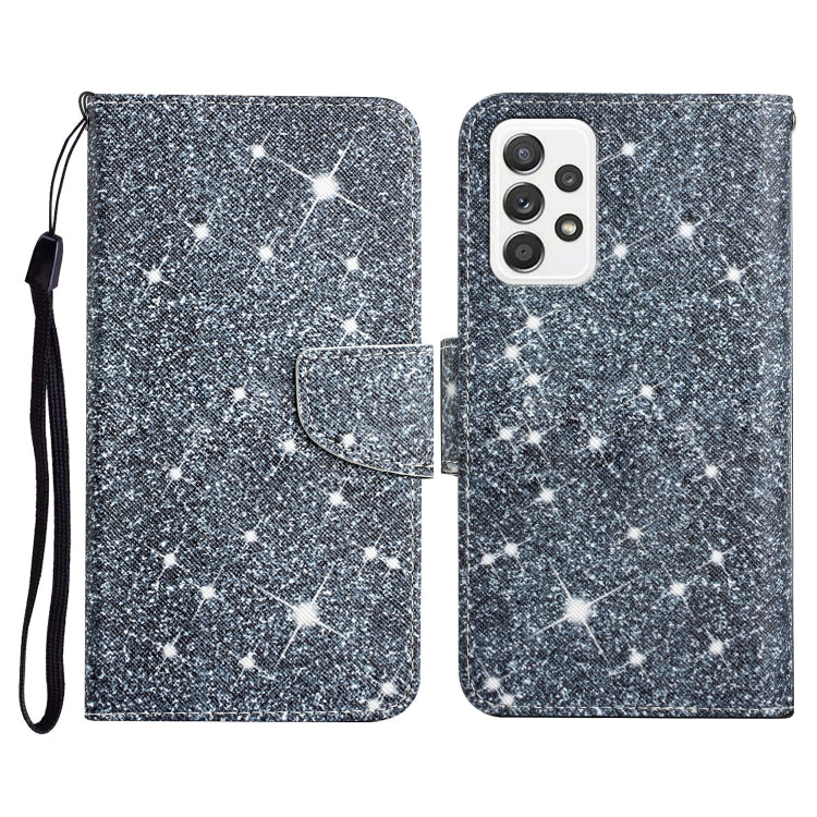 Custodia in pelle flip orizzontale con motivo dipinto con supporto, slot per schede e portafoglio, For Samsung Galaxy A72 5G / 4G