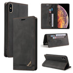 Custodia portafoglio in pelle con slot carte per iPhone SE 2022