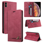 Custodia portafoglio in pelle con slot carte per iPhone SE 2022