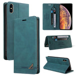 Custodia portafoglio in pelle con slot carte per iPhone SE 2022