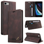 Custodia portafoglio in pelle con slot carte per iPhone SE 2022