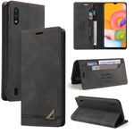 Custodia in pelle a vibrazione orizzontale con spazzola antifurto Skin Feel con supporto, slot per carte e portafoglio, For Samsung Galaxy A01, For Samsung Galaxy A02, For Samsung Galaxy A02s EU Edition, For Samsung Galaxy A03s 164mm                   ...