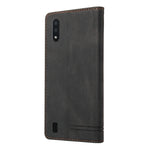 Custodia in pelle a vibrazione orizzontale con spazzola antifurto Skin Feel con supporto, slot per carte e portafoglio, For Samsung Galaxy A01, For Samsung Galaxy A02, For Samsung Galaxy A02s EU Edition, For Samsung Galaxy A03s 164mm                   ...