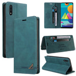 Custodia in pelle a vibrazione orizzontale con spazzola antifurto Skin Feel con supporto, slot per carte e portafoglio, For Samsung Galaxy A01, For Samsung Galaxy A02, For Samsung Galaxy A02s EU Edition, For Samsung Galaxy A03s 164mm                   ...