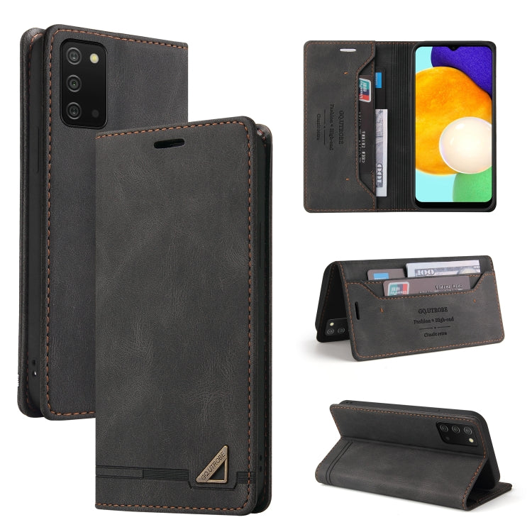 Custodia in pelle a vibrazione orizzontale con spazzola antifurto Skin Feel con supporto, slot per carte e portafoglio, For Samsung Galaxy A01, For Samsung Galaxy A02, For Samsung Galaxy A02s EU Edition, For Samsung Galaxy A03s 164mm                   ...