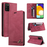 Custodia in pelle a vibrazione orizzontale con spazzola antifurto Skin Feel con supporto, slot per carte e portafoglio, For Samsung Galaxy A01, For Samsung Galaxy A02, For Samsung Galaxy A02s EU Edition, For Samsung Galaxy A03s 164mm                   ...