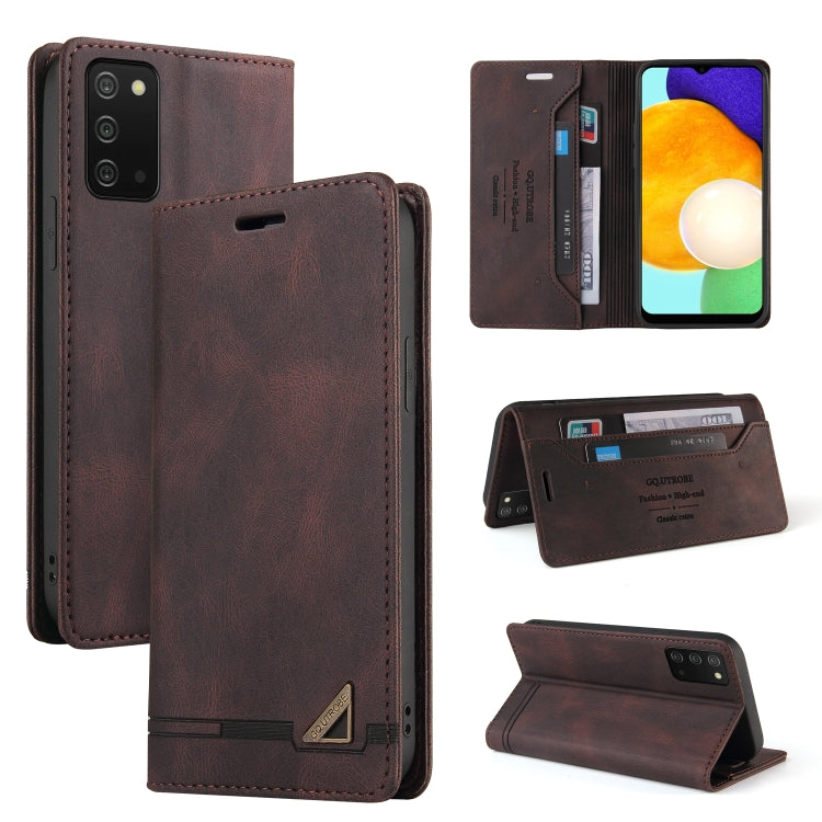 Custodia in pelle a vibrazione orizzontale con spazzola antifurto Skin Feel con supporto, slot per carte e portafoglio, For Samsung Galaxy A01, For Samsung Galaxy A02, For Samsung Galaxy A02s EU Edition, For Samsung Galaxy A03s 164mm                   ...
