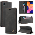 Custodia in pelle a vibrazione orizzontale con spazzola antifurto Skin Feel con supporto, slot per carte e portafoglio, For Samsung Galaxy A01, For Samsung Galaxy A02, For Samsung Galaxy A02s EU Edition, For Samsung Galaxy A03s 164mm                   ...