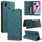 Custodia in pelle a vibrazione orizzontale con spazzola antifurto Skin Feel con supporto, slot per carte e portafoglio, For Samsung Galaxy A01, For Samsung Galaxy A02, For Samsung Galaxy A02s EU Edition, For Samsung Galaxy A03s 164mm                   ...