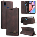 Custodia in pelle a vibrazione orizzontale con spazzola antifurto Skin Feel con supporto, slot per carte e portafoglio, For Samsung Galaxy A01, For Samsung Galaxy A02, For Samsung Galaxy A02s EU Edition, For Samsung Galaxy A03s 164mm                   ...