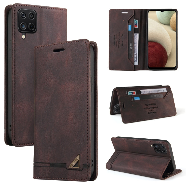 Custodia in pelle a vibrazione orizzontale con spazzola antifurto Skin Feel con supporto, slot per carte e portafoglio, For Samsung Galaxy A11 EU Version, For Samsung Galaxy A12, For Samsung Galaxy A20 / A30, For Samsung Galaxy A20e                    ...