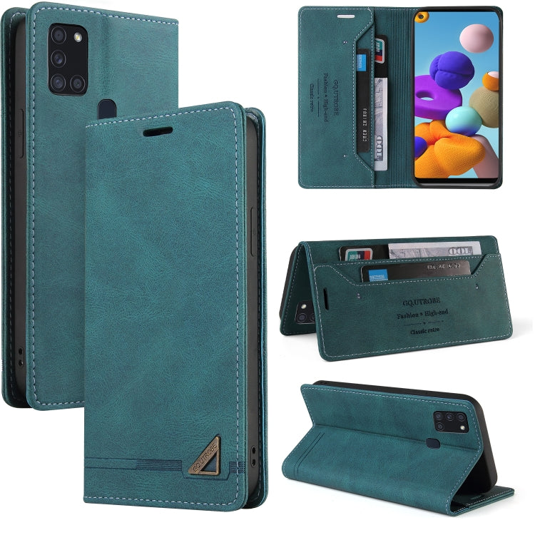 Custodia in pelle a vibrazione orizzontale con spazzola antifurto Skin Feel con supporto, slot per carte e portafoglio, For Samsung Galaxy A11 EU Version, For Samsung Galaxy A12, For Samsung Galaxy A20 / A30, For Samsung Galaxy A20e                    ...