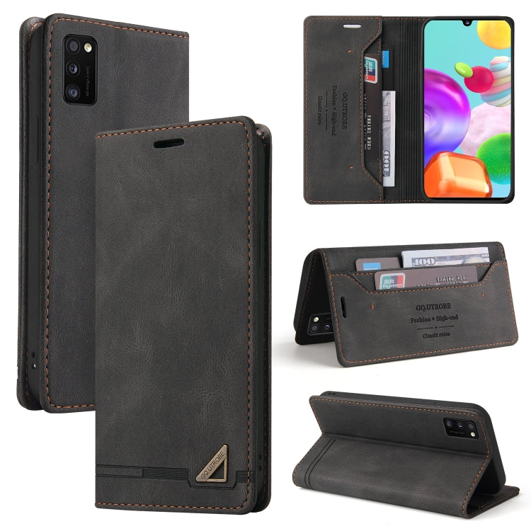 Custodia in pelle a vibrazione orizzontale con spazzola antifurto Skin Feel con supporto, slot per carte e portafoglio, For Samsung Galaxy A41, For Samsung Galaxy A42 5G, For Samsung Galaxy A50, For Samsung Galaxy A51, For Samsung Galaxy A51 5G        ...