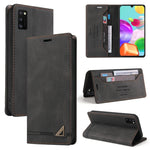 Custodia in pelle a vibrazione orizzontale con spazzola antifurto Skin Feel con supporto, slot per carte e portafoglio, For Samsung Galaxy A41, For Samsung Galaxy A42 5G, For Samsung Galaxy A50, For Samsung Galaxy A51, For Samsung Galaxy A51 5G        ...