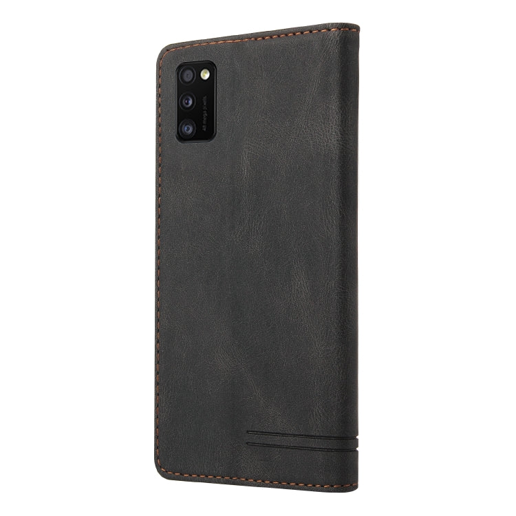 Custodia in pelle a vibrazione orizzontale con spazzola antifurto Skin Feel con supporto, slot per carte e portafoglio, For Samsung Galaxy A41, For Samsung Galaxy A42 5G, For Samsung Galaxy A50, For Samsung Galaxy A51, For Samsung Galaxy A51 5G        ...