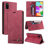 Custodia in pelle a vibrazione orizzontale con spazzola antifurto Skin Feel con supporto, slot per carte e portafoglio, For Samsung Galaxy A41, For Samsung Galaxy A42 5G, For Samsung Galaxy A50, For Samsung Galaxy A51, For Samsung Galaxy A51 5G        ...