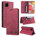 Custodia in pelle a vibrazione orizzontale con spazzola antifurto Skin Feel con supporto, slot per carte e portafoglio, For Samsung Galaxy A41, For Samsung Galaxy A42 5G, For Samsung Galaxy A50, For Samsung Galaxy A51, For Samsung Galaxy A51 5G        ...