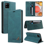 Custodia in pelle a vibrazione orizzontale con spazzola antifurto Skin Feel con supporto, slot per carte e portafoglio, For Samsung Galaxy A41, For Samsung Galaxy A42 5G, For Samsung Galaxy A50, For Samsung Galaxy A51, For Samsung Galaxy A51 5G        ...