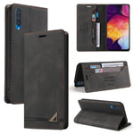 Custodia in pelle a vibrazione orizzontale con spazzola antifurto Skin Feel con supporto, slot per carte e portafoglio, For Samsung Galaxy A41, For Samsung Galaxy A42 5G, For Samsung Galaxy A50, For Samsung Galaxy A51, For Samsung Galaxy A51 5G        ...