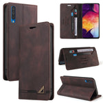 Custodia in pelle a vibrazione orizzontale con spazzola antifurto Skin Feel con supporto, slot per carte e portafoglio, For Samsung Galaxy A41, For Samsung Galaxy A42 5G, For Samsung Galaxy A50, For Samsung Galaxy A51, For Samsung Galaxy A51 5G        ...