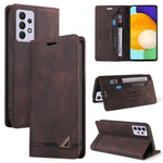 Custodia in pelle a vibrazione orizzontale con spazzola antifurto Skin Feel con supporto, slot per carte e portafoglio, For Samsung Galaxy A41, For Samsung Galaxy A42 5G, For Samsung Galaxy A50, For Samsung Galaxy A51, For Samsung Galaxy A51 5G        ...