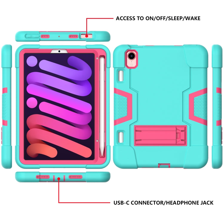 Custodia protettiva in silicone per iPad mini 2024