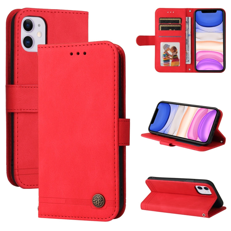Custodia portafoglio in pelle con supporto per iPhone 11