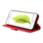 Custodia portafoglio in pelle con slot carte per iPhone 6 Plus