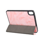 Custodia in pelle a ribalta con supporto per iPad mini 6 (2024)