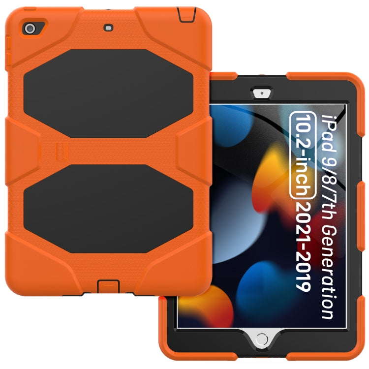 Custodia silicone antiurto con supporto per iPad 10.2 2019-2021