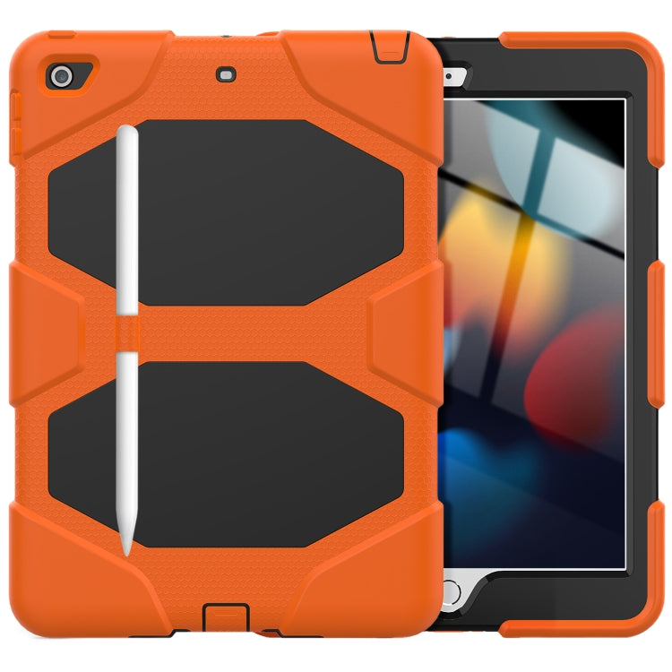 Custodia silicone antiurto con supporto per iPad 10.2 2019-2021