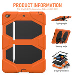 Custodia silicone antiurto con supporto per iPad 10.2 2019-2021