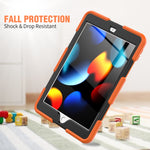 Custodia silicone antiurto con supporto per iPad 10.2 2019-2021