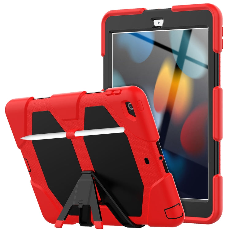 Custodia silicone antiurto con supporto per iPad 10.2 2019-2021