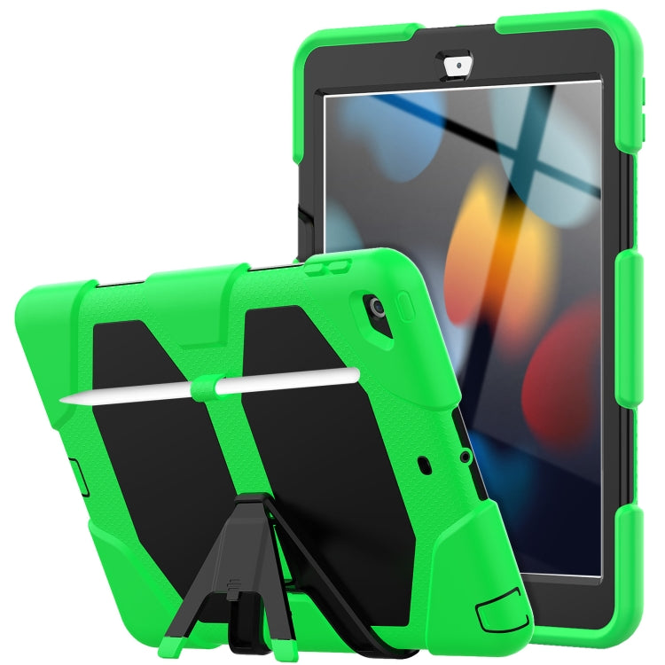 Custodia silicone antiurto con supporto per iPad 10.2 2019-2021
