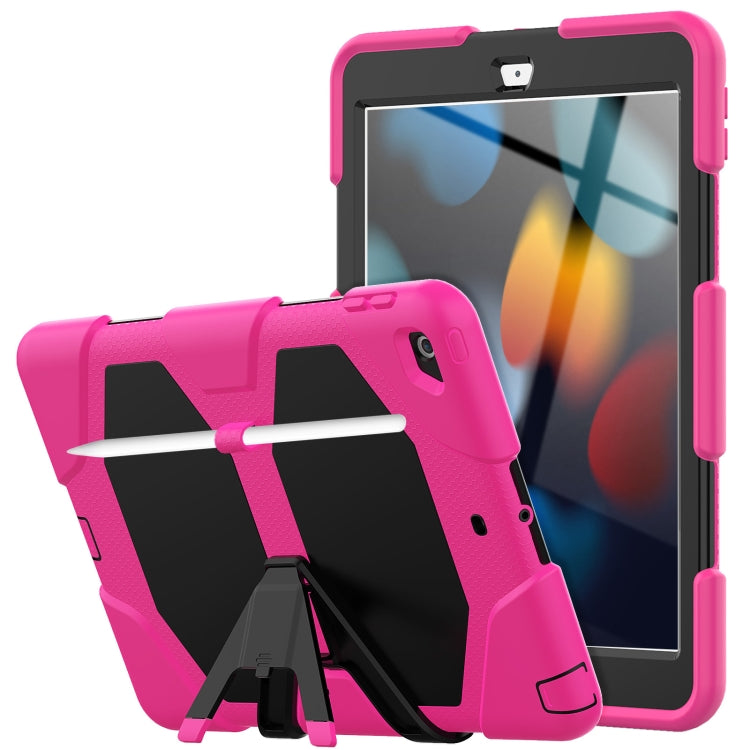 Custodia silicone antiurto con supporto per iPad 10.2 2019-2021