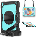 Custodia protettiva silicone e PC per iPad 10.2 2019-2021