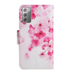 Custodia in pelle flip orizzontale con motivo dipinto con supporto, slot per schede e portafoglio, For Samsung Galaxy Note20