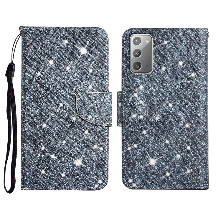 Custodia in pelle flip orizzontale con motivo dipinto con supporto, slot per schede e portafoglio, For Samsung Galaxy Note20