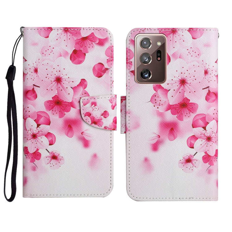Custodia in pelle flip orizzontale con motivo dipinto con supporto, slot per schede e portafoglio, For Samsung Galaxy Note20 Ultra