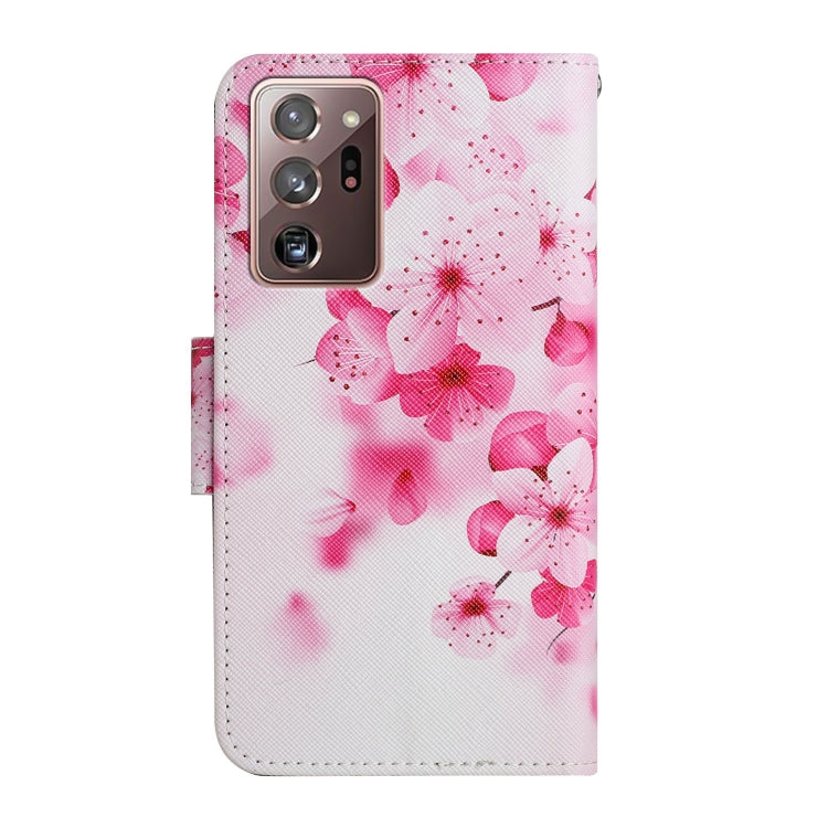 Custodia in pelle flip orizzontale con motivo dipinto con supporto, slot per schede e portafoglio, For Samsung Galaxy Note20 Ultra