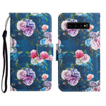 Custodia in pelle flip orizzontale con motivo dipinto con supporto, slot per schede e portafoglio, For Samsung Galaxy S10+