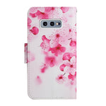Custodia in pelle flip orizzontale con motivo dipinto con supporto, slot per schede e portafoglio, For Samsung Galaxy S10e