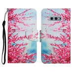 Custodia in pelle flip orizzontale con motivo dipinto con supporto, slot per schede e portafoglio, For Samsung Galaxy S10e
