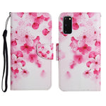 Custodia in pelle flip orizzontale con motivo dipinto con supporto, slot per schede e portafoglio, For Samsung Galaxy S20