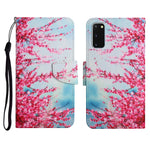 Custodia in pelle flip orizzontale con motivo dipinto con supporto, slot per schede e portafoglio, For Samsung Galaxy S20 FE